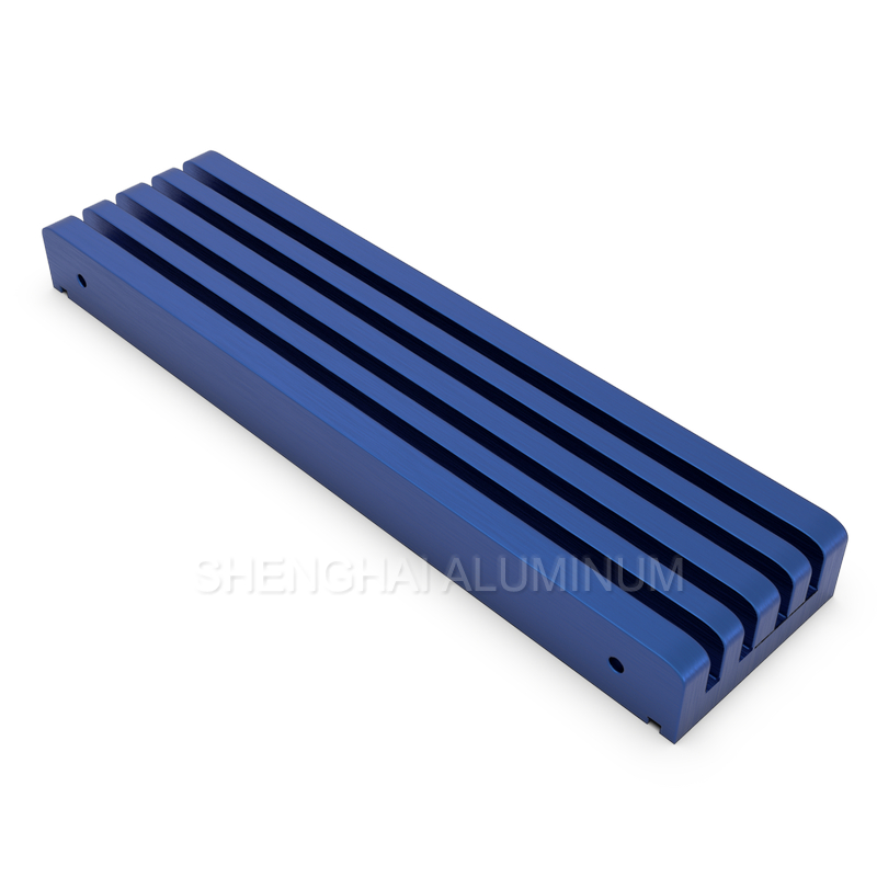 Milling Anodized Aluminum Extrusion Heat Sink Profiles
